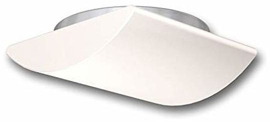 RS 107 L BIAŁY OPRAWA SUFITOWA PLAFON 2X G9/ 40W IP44 8M 360ST + CZUJNIK RUCHU SZKŁO OPAL