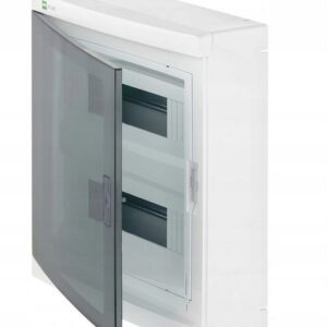 ELEGANT ROZDZIELNIA PLASTIKOWA NT 24M 2X 12M N+PE IP40 IK05 350X310X104 DRZWI DYMNE BIAŁY