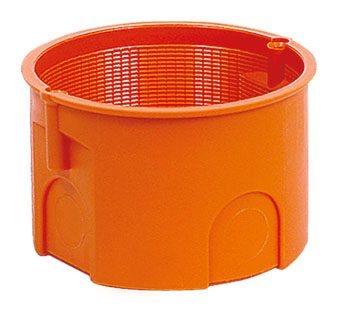 Z 60KF PUSZKA INSTALACYJNA PT 1X FI60 41MM PŁYTKA POMARAŃCZOWY