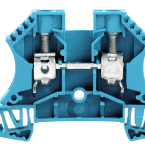 WDU 10.0 BL ZŁĄCZKA SZYNOWA PRZELOTOWA GWINTOWA NIEBIESKI