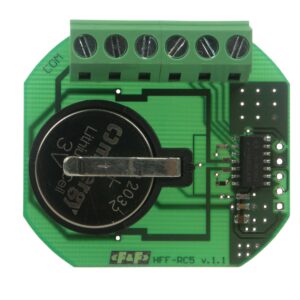 FW-RC5 BATERYJNY NADAJNIK 5-KANAŁOWY - POD PRZYCISK 3V
