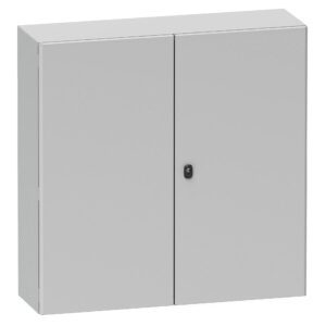 Schneider Electric Spacial Obudowa wisząca S3D drzwi podwójne z płytą montażową ocynkowaną IP55 1000x 1000x 300mm, NSYS3D101030DP