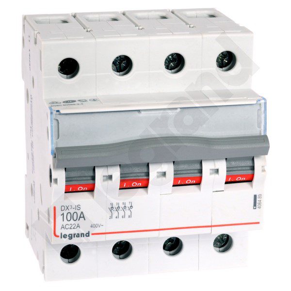 FR304 ROZŁĄCZNIK IZOLACYJNY MODUŁOWY 100A 4Z 4P 4M 400V AC