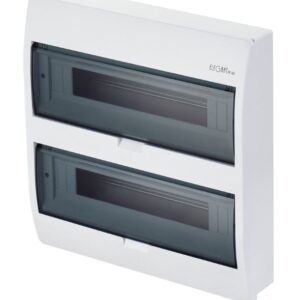 ELEGANT ROZDZIELNIA PLASTIKOWA NT 36M 2X 18M N+PE IP40 IK05 420X410X98 DRZWI DYMNE BIAŁY 0654-00