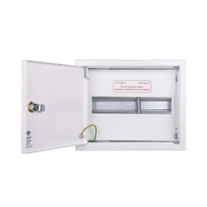 RZ-2NN1X12SO ROZDZIELNIA METALOWA NT 12M 1X 12M N+PE 235X285X130 DRZWI ZAMEK/SZYBA BIAŁY