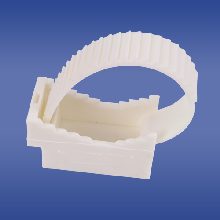 UP-30/100 SCREWABLE CABLE HOLDER WITH CLIP WHITE