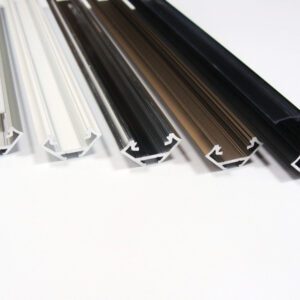 PROFIL LED NT NAROŻNY ALUMINIUM BIAŁY LAKIEROWANY 1000MM+ KLOSZ MLECZNY