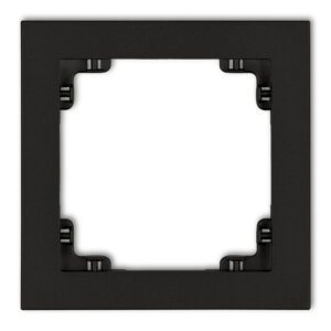 DECO CZARNY MAT RAMKA 1X