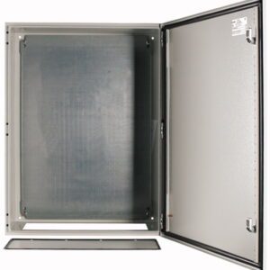 CS 86/300 OBUDOWA METALOWA NT 800X600X300 DRZWI PEŁNE Z PŁYTĄ IP65 SZARY