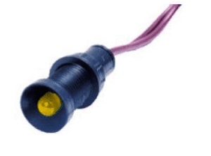 KLP 5Y/230V LAMPKA SYGNALIZACYJNA 5MM 230V AC/DC IP20 ŻÓŁTY