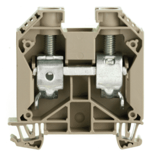 WDU 35.0 ZŁĄCZKA SZYNOWA PRZELOTOWA GWINTOWA BEŻ