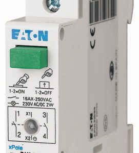 Z-PUL230/SS PRZYCISK MODUŁOWY 16A 2Z 1M 230V AC/DC ZIELONY + DIODA