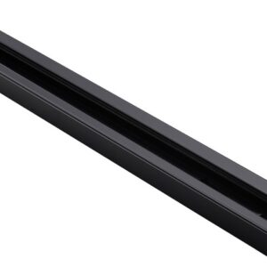 PROFILE RAIL LIGHTING NT 1F 1M IP20 BLACK ALUMINUM PAINTED