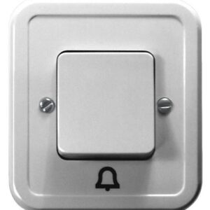 475/N PI BIAŁY PRZYCISK NT "DZWONEK" SZCZĘKOWY ZACISKI ŚRUBOWE 6A 250V