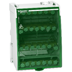 Schneider Electric Blok dystrybucyjny Acti9 śrubowy 28 otworów 100A 4P, LGY410028