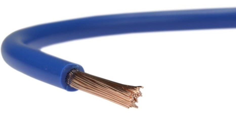 H07V-K LGY 4.0 BLUE SINGLE-CORE FLEXIBLE CABLE 450/750V CLASS 5