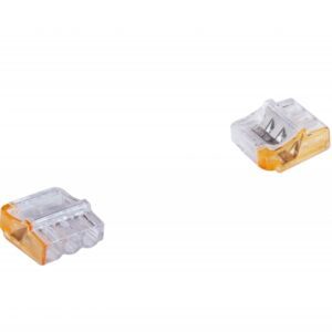PC213 QUICK CONNECTOR 3X 0.5-2.5 TRANSPARENT/ORANGE