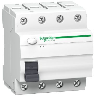 Schneider Electric Wyłącznik różnicowoprądowy Acti9 iID-63-4-300-AC 63A 4-biegunowy 300mA typ AC, A9Z14463