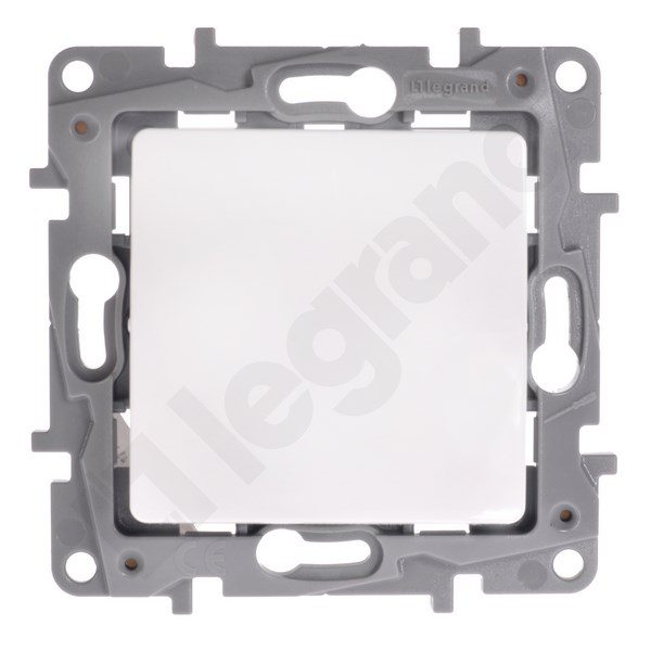 NILOE 2/ ECO WHITE UNIVERSAL SWITCH MODULE SPRING CLIPS 10AX 250V