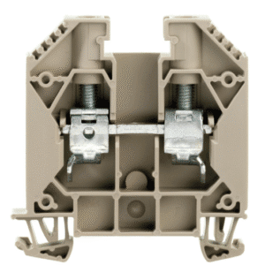 WDU 16.0 ZŁĄCZKA SZYNOWA PRZELOTOWA GWINTOWA BEŻ