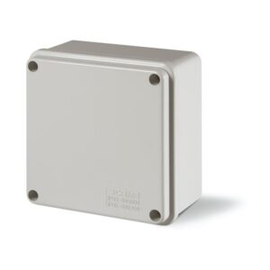 INSTALLATION BOX NT 100X100X50 IP56 WITHOUT CABLE GLANDS SCABOX HALOGEN-FREE