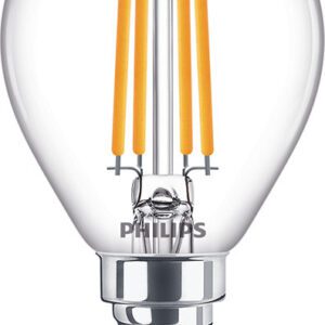 COREPRO ŻARÓWKA LED KULKA FILAMENT 6.5W/ 60W E14 230V PRZEZROCZYSTA SZKŁO 827 WW 2700K 806LM P45