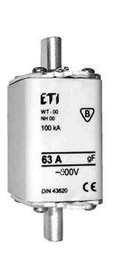 WT-00 NH00 32A GF 500V WKŁADKA TOPIKOWA SZYBKA BM