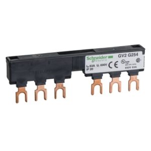 Schneider Electric Szyna 3biegunowa 2 odpływy 54mm 63A, GV2G254