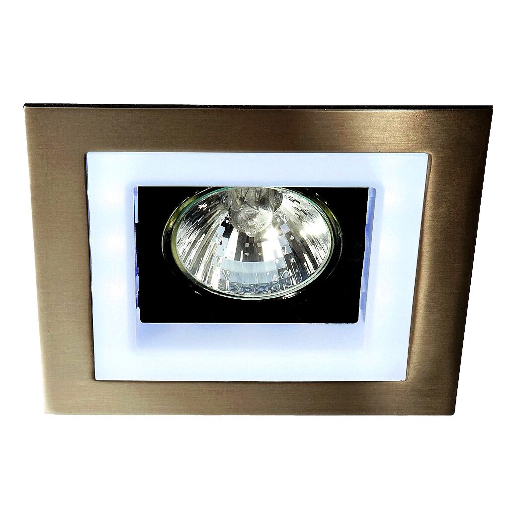 BONZI CHROM MAT OPRAWA SUFITOWA PT 1X GU10/ 35W IP20 METAL MASSIVE DO WYCOFANIA