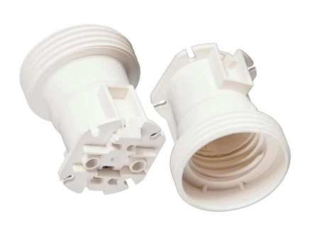 OPRAWKA TERMOPLASTYCZNA E27 ODCHUDZONA BIAŁY0