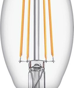COREPRO ŻARÓWKA LED ŚWIECZKA FILAMENT 4.3W/ 40W E14 230V PRZEZROCZYSTA SZKŁO 827 2700K 470LM B35
