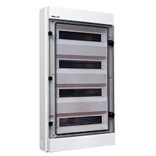 RH-72/4 ROZDZIELNIA PLASTIKOWA NT 72M 4X 18M 780X435X138 IP65 IK07 DRZWI DYMNE BIAŁY NEOSERIES