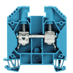 WDU 16.0 BL ZŁĄCZKA SZYNOWA PRZELOTOWA GWINTOWA NIEBIESKI