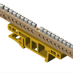 LZ-18/N LISTWA ZACISKOWA 18-TOROWA ZIELONA NA TH35