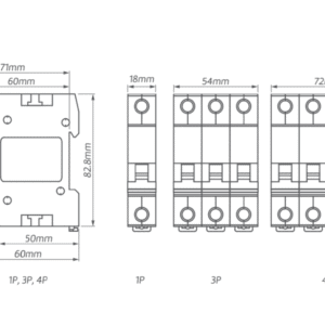 RI  63A 4P ROZŁĄCZNIK IZOLACYJNY 63A 4Z 4M 400V AC