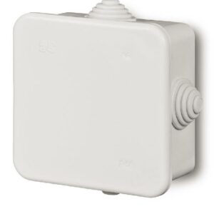 PUSZKA INSTALACYJNA NT 80X80X42 IP44 4 DŁAWIKI BIAŁY FAST-BOX