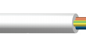 YDY 5X 2.5 ŻO BIAŁY PRZEWÓD INSTALACYJNY OKRĄGŁY DRUT 450/750V KL.1