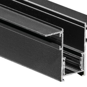 ALFA CZARNY PIASKOWY SZYNOPRZEWÓD OŚWIETLENIOWY MAGNETYCZNY PT GIPS1 1F 3M ALUMINIUM