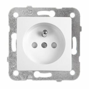 LINNERA S MODUŁ BIAŁY GNIAZDO 1X Z/U Z PRZESŁONAMI ZACISKI ŚRUBOWE 16A 250V