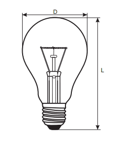 NN/GLS ŻARÓWKA BULB NISKONAPIĘCIOWA  40W E27 24V PRZEZROCZYSTA WW 2700K 580LM A55 NIS-0022