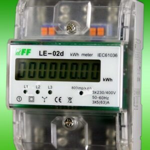 LE-02D LICZNIK ENERGII CYFROWY 3F 63A 4.5M 3X230V/400V+N MID