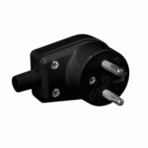 WB-6 WTYCZKA PRZENOŚNA KĄTOWA OKRĄGŁA 1X Z/U 16A CZARNY