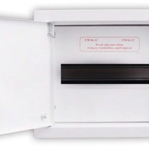 RW-1NN1X12S ROZDZIELNIA METALOWA PT 12M 1X 12M N+PE IP30 235X285X130 DRZWI PEŁNE BIAŁY