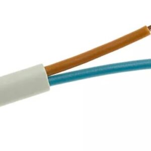 PRZEWÓD PRZYŁĄCZENIOWY 2.0M H03VVH2 2X0.75 PŁASKI WTYCZKA PŁASKA+ WSR ZŁOTY SP/W