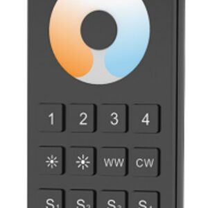 NEXTEC PILOT SKY CCT 4 STREFY 12-24V DC CZARNY 2XAAA