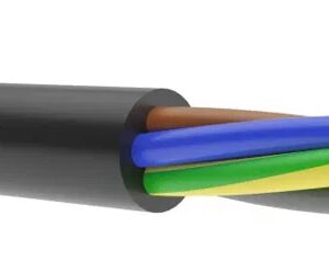 H07RN-F ONPD 5X 4 YELLOW BLACK RUBBER SOFT CABLE 450/750V CLASS 5 OIL RESISTANT