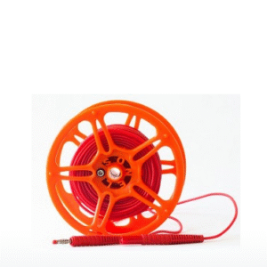 PRZEWÓD 30M CZERWONY NA SZPULI ZAK. WTYKAMI BANANOWYMI