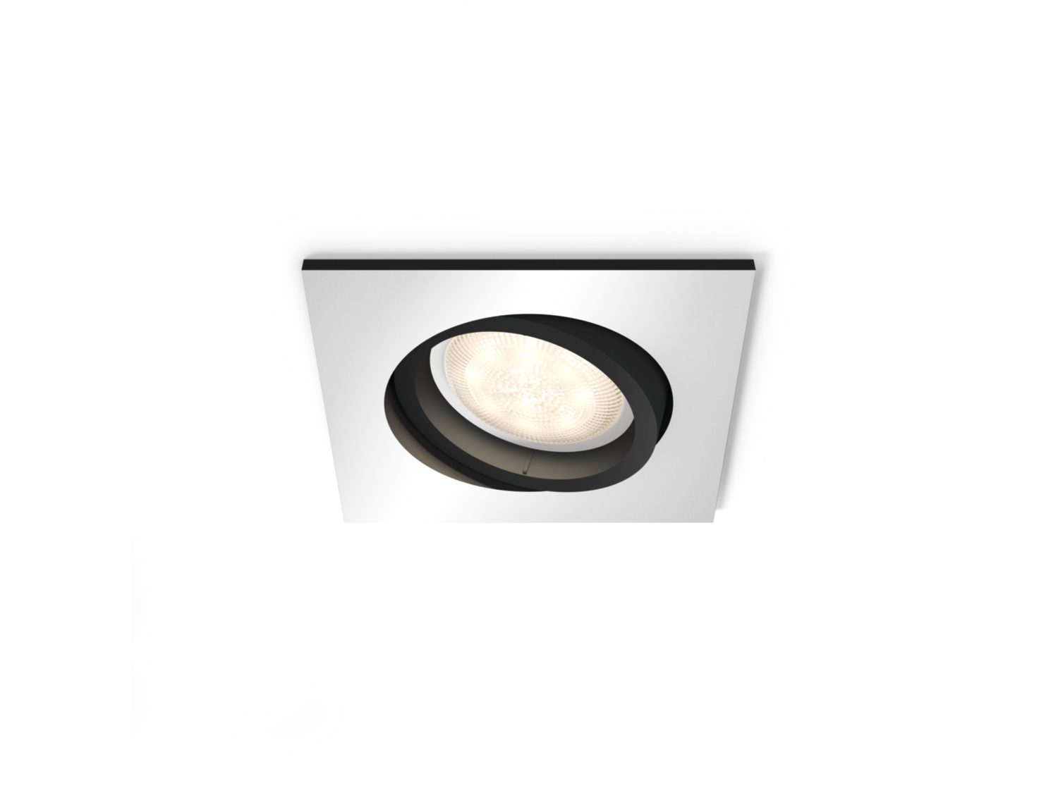 HUE MILLISKIN ALUMINIUM OPRAWA SUFITOWA PT 1X GU10/ 5.5W 2200-6500K 350LM IP20 TWORZYWO