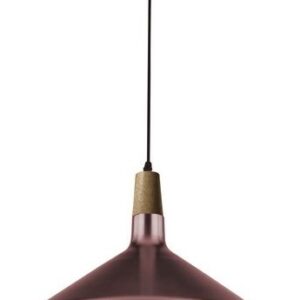 IDA L MIEDZIANY OPRAWA WISZĄCA 1X E27/ 60W IP20 METAL/ DREWNO