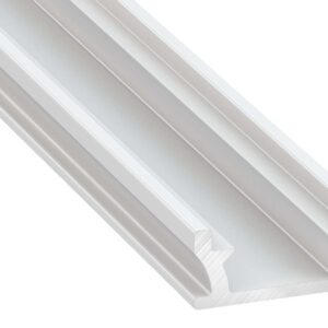 PROFIL LED NT ALUMINIUM BIAŁY LAKIEROWANY 2020MM+ KLOSZ MLECZNY LNT